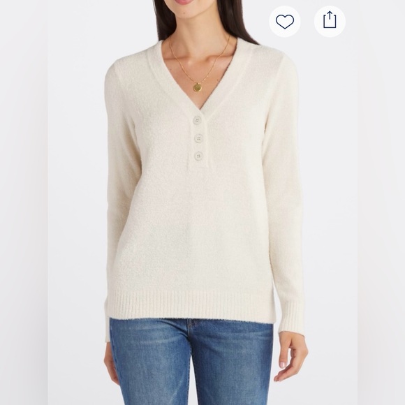 Les Serein Sweaters - LES SEREIN Ariad V Neck Sweater - EUC - XL